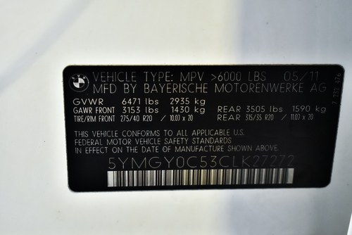 2012 BMW E70 X5M zum Verkauf (Bild 101 von 108)