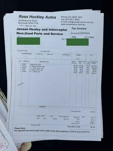 1973 Jensen Interceptor SP à venda (imagem 183 de 192)