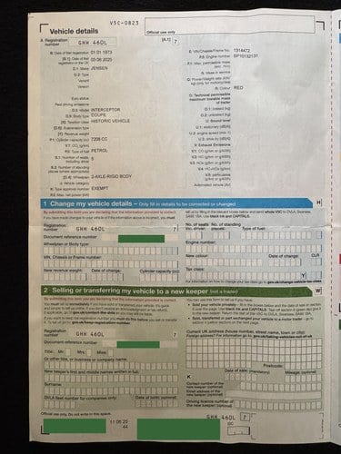 1973 Jensen Interceptor SP à venda (imagem 190 de 192)