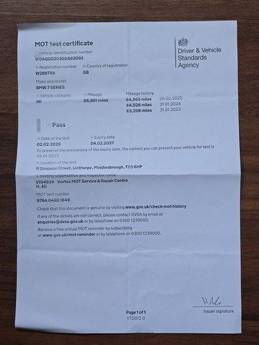 2000 BMW 750i E38 En venta (imagen 122 de 135)