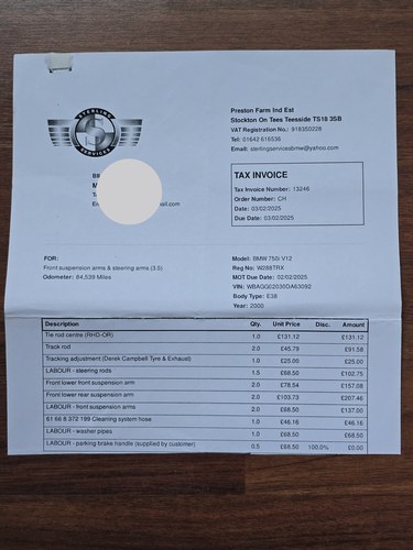 2000 BMW 750i E38 En venta (imagen 127 de 135)