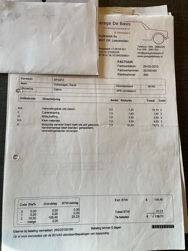 1976 Volkswagen Beetle Karmann Convertible En venta (imagen 145 de 154)