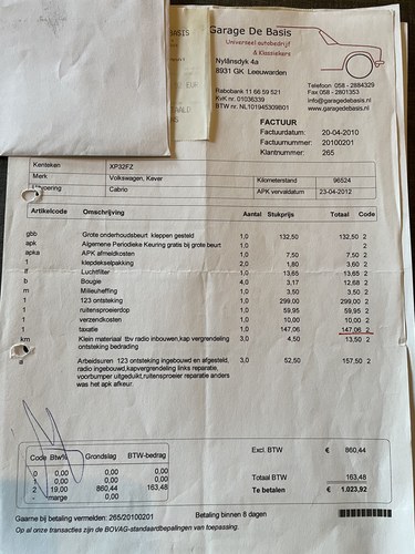 1976 Volkswagen Beetle Karmann Convertible En venta (imagen 146 de 154)