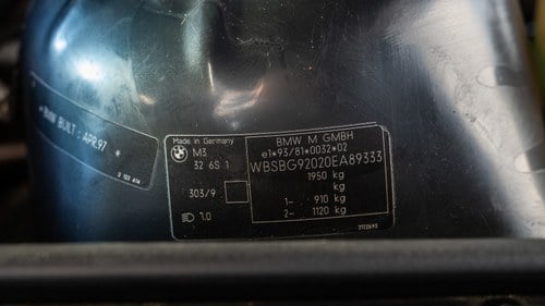 1997 BMW E36 M3 Evolution Coupé For Sale (picture 181 of 223)
