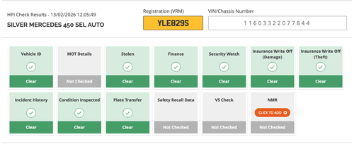1978 Mercedes-Benz 450SEL W116 zum Verkauf (Bild 105 von 106)