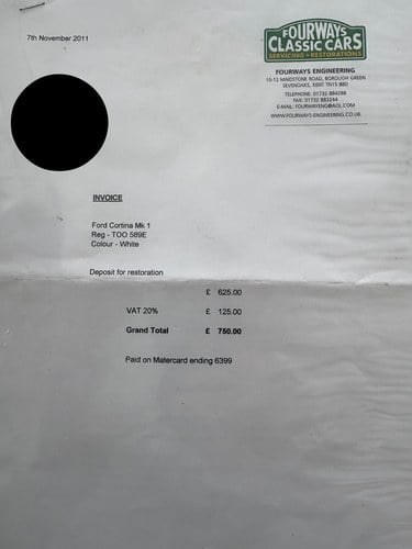 1967 Ford Cortina Mk1 till salu (bild 108 av 119)