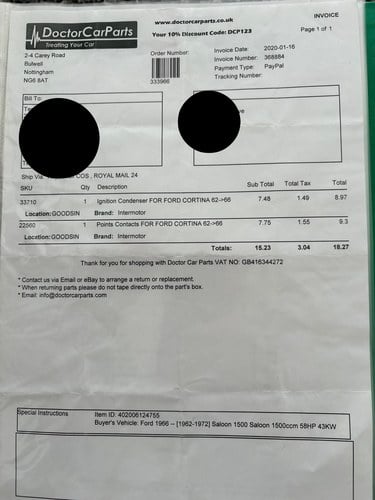 1967 Ford Cortina Mk1 till salu (bild 110 av 119)