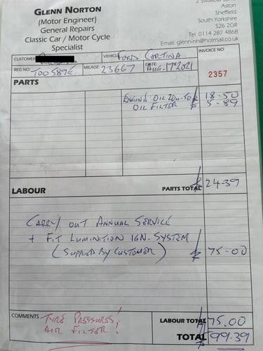 1967 Ford Cortina Mk1 till salu (bild 115 av 119)