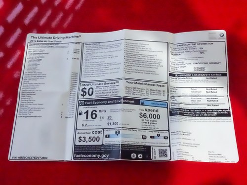 2014 BMW M6 Gran Coupe 4,4L Twin Turbo V8 En venta (imagen 110 de 111)