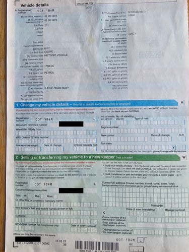 1973 MG MGB GT zum Verkauf (Bild 144 von 152)