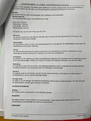 1978 Triumph Spitfire 1500 till salu (bild 39 av 43)