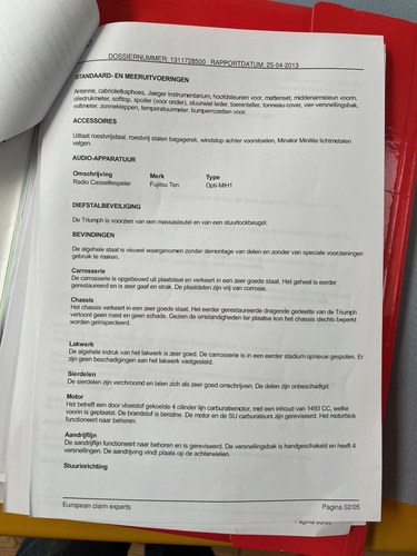 1978 Triumph Spitfire 1500 till salu (bild 43 av 43)