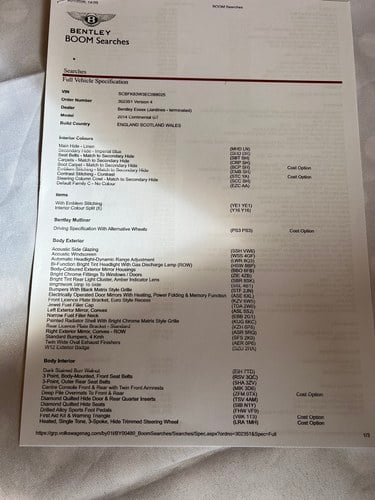 2013 Bentley Continental GT W12 Mulliner En venta (imagen 183 de 190)