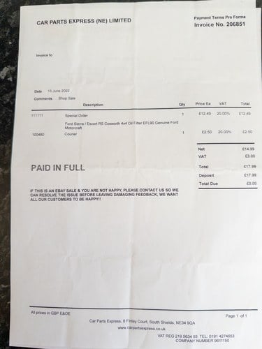 1990 Ford Sierra Sapphire RS Cosworth 4x4 For Sale (picture 160 of 209)