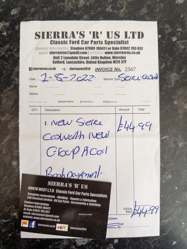 1990 Ford Sierra Sapphire RS Cosworth 4x4 For Sale (picture 164 of 209)