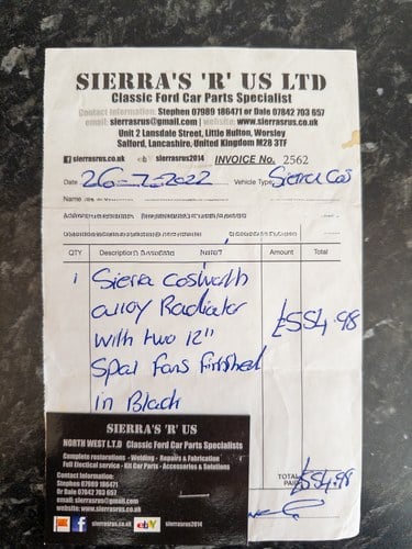1990 Ford Sierra Sapphire RS Cosworth 4x4 For Sale (picture 165 of 209)