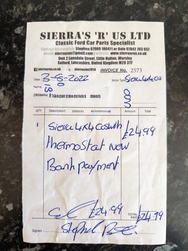 1990 Ford Sierra Sapphire RS Cosworth 4x4 For Sale (picture 166 of 209)