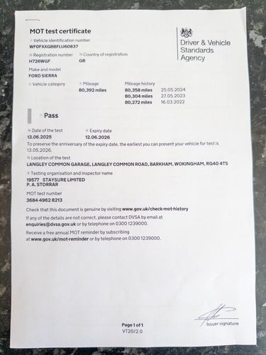 1990 Ford Sierra Sapphire RS Cosworth 4x4 For Sale (picture 168 of 209)