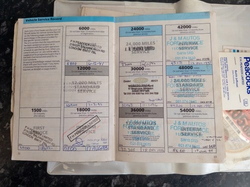 1990 Ford Sierra Sapphire RS Cosworth 4x4 For Sale (picture 200 of 209)