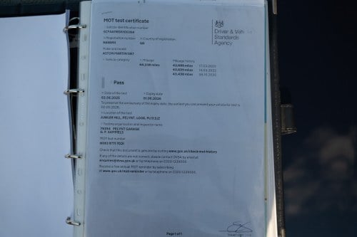 1995 Aston Martin DB7 Coupe Manual For Sale (picture 161 of 170)