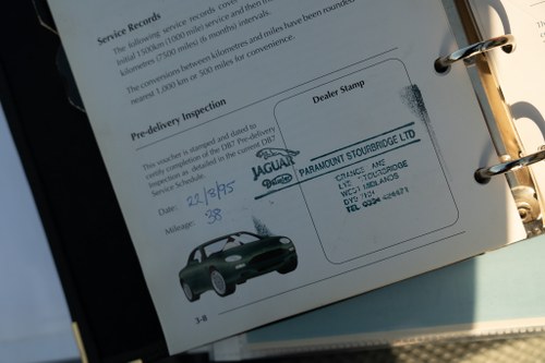 1995 Aston Martin DB7 Coupe Manual For Sale (picture 164 of 170)