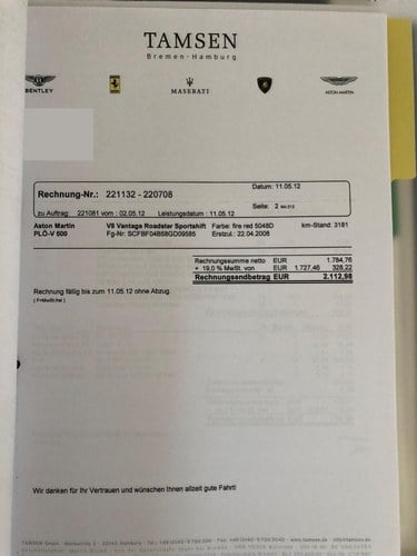 2008 Aston Martin V8 Vantage 4.3L - 13.700km For Sale (picture 147 of 151)