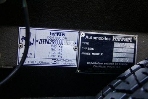 1987 Ferrari Mondial 3.2L LHD à vendre (picture 81 of 166)