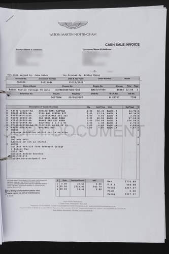 2007 Aston Martin V8 Vantage Roadster En venta (imagen 216 de 237)