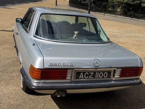 1981 Mercedes-Benz 380 SLC C107 For Sale (picture 31 of 122)