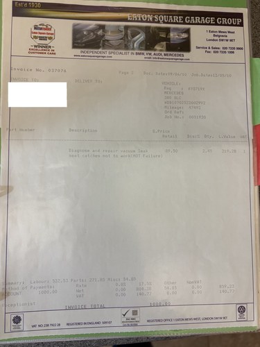 1981 Mercedes-Benz 380 SLC C107 For Sale (picture 82 of 122)