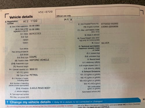 1981 Mercedes-Benz 380 SLC C107 For Sale (picture 95 of 122)