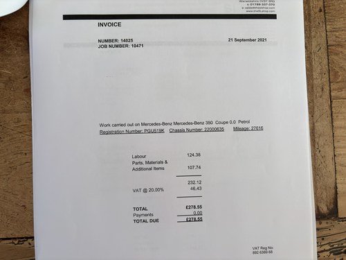 1972 Mercedes-Benz 350SLC C107 For Sale (picture 229 of 237)
