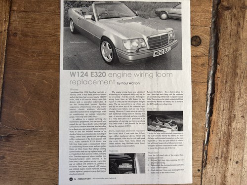 1994 Mercedes-Benz E320 Cabriolet A124 For Sale (picture 257 of 271)