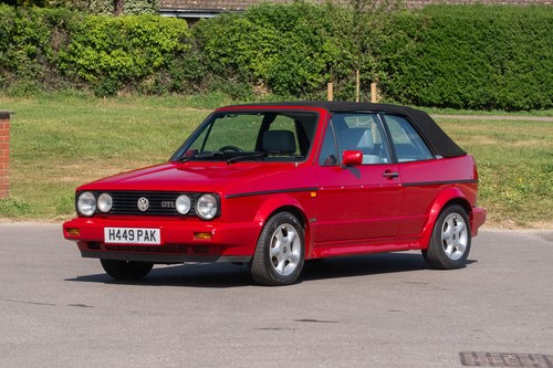 1990 Volkswagen Golf 1.8L 8V GTI Cabriolet Mk1 En venta (imagen 8 de 153)