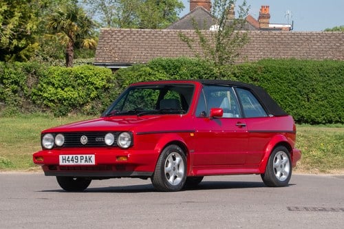 1990 Volkswagen Golf 1.8L 8V GTI Cabriolet Mk1 En venta (imagen 2 de 153)