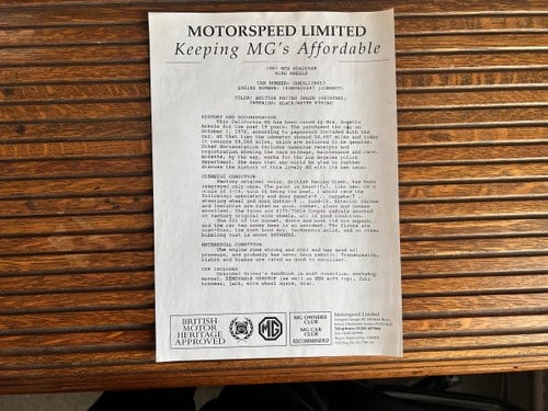 1967 MGB Roadster à venda (imagem 116 de 126)