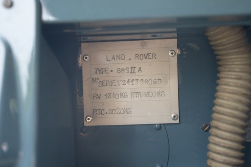 1968 Land Rover Series IIA 88" till salu (bild 59 av 82)