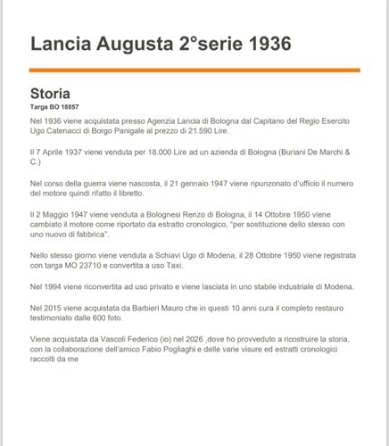 1936 Lancia Augusta In vendita (immagine 57 di 85)