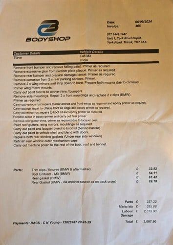 2002 BMW M3 E46 Manual For Sale (picture 111 of 136)