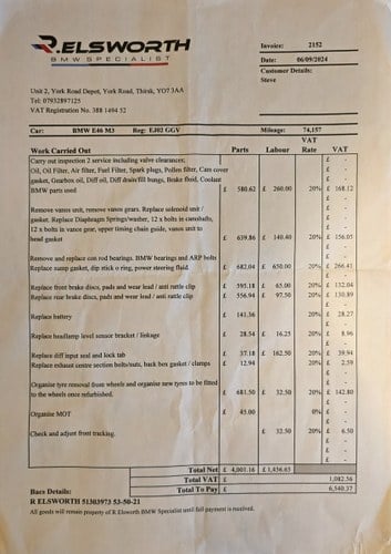 2002 BMW M3 E46 Manual For Sale (picture 112 of 136)