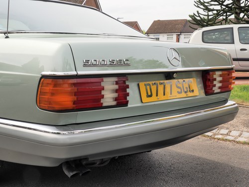 1987 Mercedes-Benz 500SEC C126 zum Verkauf (Bild 63 von 140)