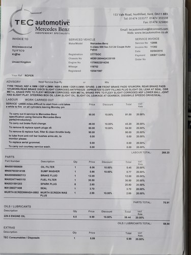 1987 Mercedes-Benz 500SEC C126 zum Verkauf (Bild 104 von 140)
