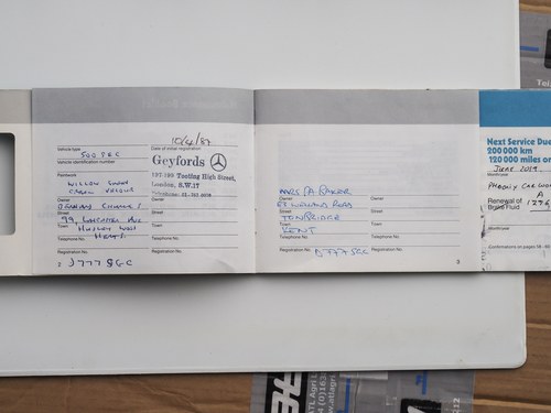 1987 Mercedes-Benz 500SEC C126 zum Verkauf (Bild 108 von 140)