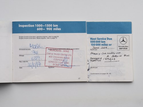 1987 Mercedes-Benz 500SEC C126 zum Verkauf (Bild 110 von 140)