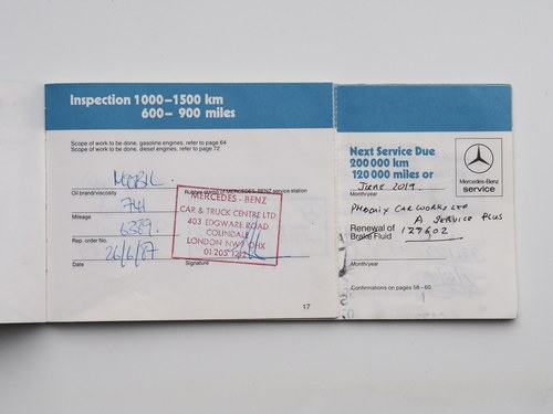 1987 Mercedes-Benz 500SEC C126 zum Verkauf (Bild 111 von 140)