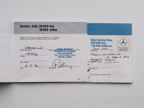 1987 Mercedes-Benz 500SEC C126 zum Verkauf (Bild 114 von 140)