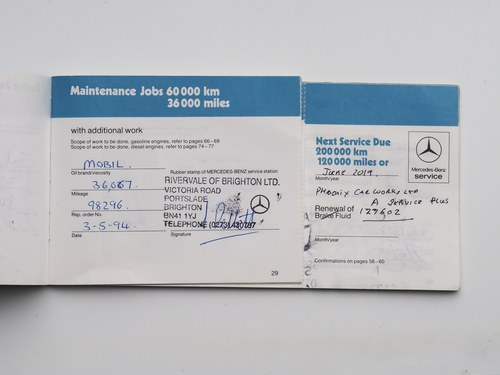 1987 Mercedes-Benz 500SEC C126 zum Verkauf (Bild 117 von 140)