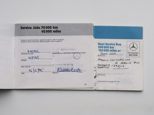 1987 Mercedes-Benz 500SEC C126 zum Verkauf (Bild 118 von 140)