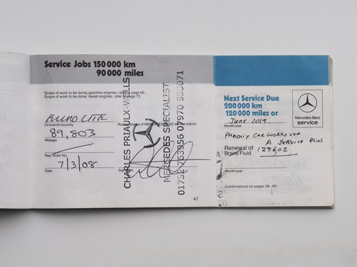 1987 Mercedes-Benz 500SEC C126 zum Verkauf (Bild 126 von 140)