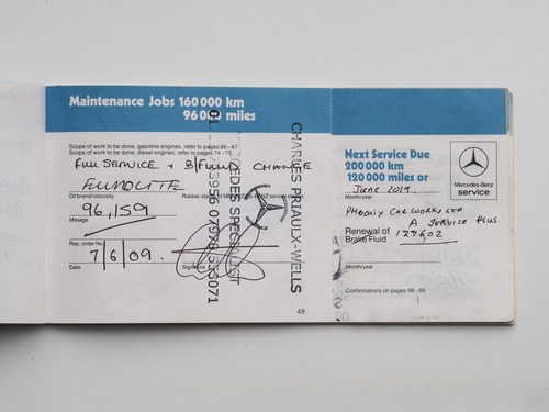 1987 Mercedes-Benz 500SEC C126 zum Verkauf (Bild 127 von 140)